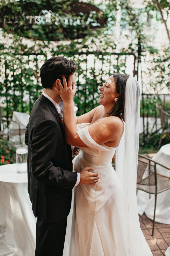 avant gardens houston bridal portrait